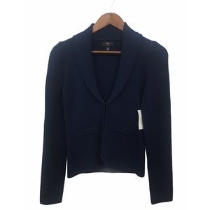 Aqua navy blue blazer